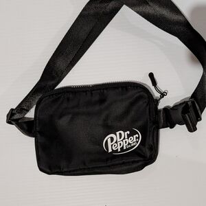 Dr Pepper Black Crossbody Cooler Bag